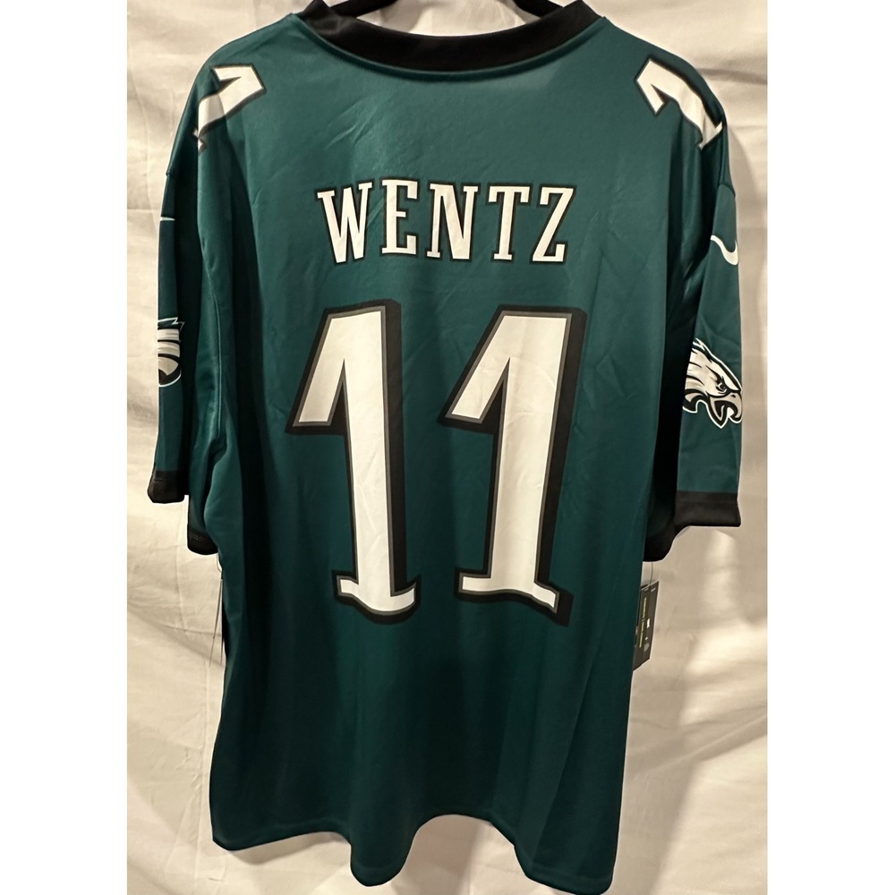Midnight Green Nike NFL Color Rush Dri Fit Philadelphia Eagles Jersey Men's 2XL